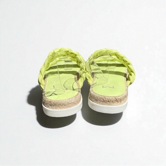 🌻NEW Marc Fisher Green "Jaimee" Leather Slide Sandals Size 5 - Picture 8 of 11